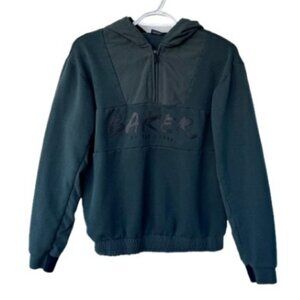 Ted Baker quarter zip pullover hoodie green youth 13 yrs
